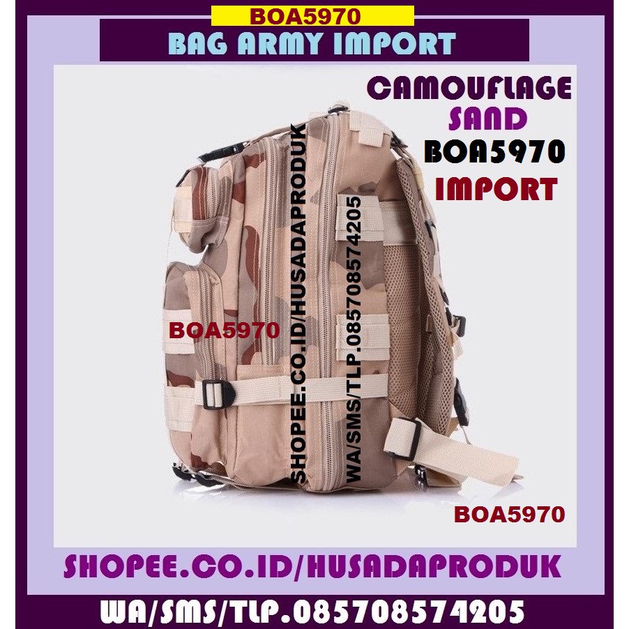 Army IMPORT BOA8001 กระเป๋า LEOPARD