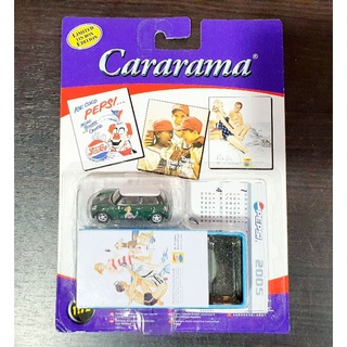 รถmini สเกล 1/72 (Cararama จับมือ Pepsi) ผลิตชุดLimited Tin Box✅️Diecast ล้อยาง✅️งานเก่าเก็บของใหม่ในแพ็ค ไม่เคยแกะ