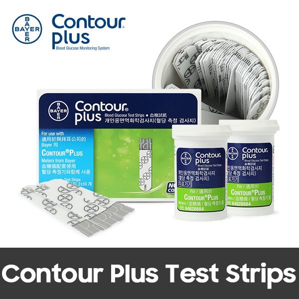 ✽Contour Plus แถบทดสอบ 50/100 แผ่น / Exp: Latest
