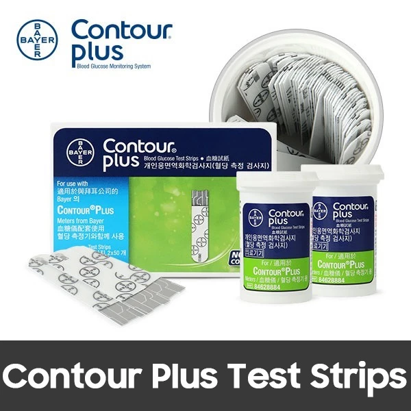 ✽Contour Plus แถบทดสอบ 50/100 แผ่น / Exp: Latest