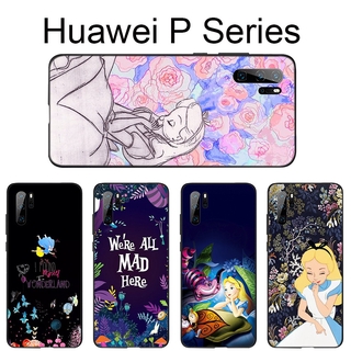 เคสโทรศัพท์มือถือลายการ์ตูน Alice In Wonderland สําหรับ Huawei P 40 Pro Max P 30 Lite P 20 Pro Nova 6