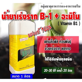 น้ำยาเร่งราก B1 🪴🌱 วิตามิน บี1 ( Vitamin B1 ) เหมาะสำหรับ แช่เมล็ด กิ่งตอน ปักชำ เร่งราก บำรุงราก เช่น มันสำปะหลัง