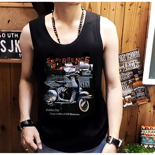 เสื้อกล้าม ลาย Vespa old memories สําหรับผู้ชาย