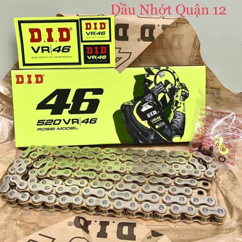 โซ่ - โซ่ Moto PKL DID 520 VR46 - 525 VR46 รุ่น Silver & Gold Valentino Rossi - VR46 Japan