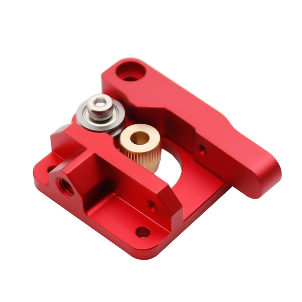 3D ชิ้นส่วนเครื่องพิมพ์ MK8 Extruder อัพเกรดอลูมิเนียมบล็อก Bowden Extruder CR10 1.75 มม.เส้นใย Extrusion สําหรับ MK8 CR-10 Ender-3