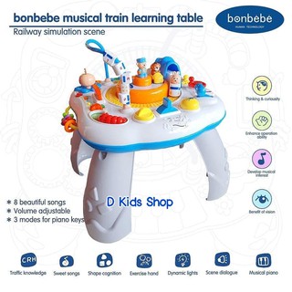 🔥ฮอต🔥Bonbebe Musical Train Learning Table โต๊ะกิจกรรมรถไฟ (ลิขสิทธิ์แท้) แบรนด์ Bonbebe ประเทศเกาหลี