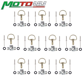 For DUCATI For BMW 14mm/17mm Universal Race Fairing Fasteners Quick Release D-RING 1/4 Turn Rivet Motorcycle Racing bolt