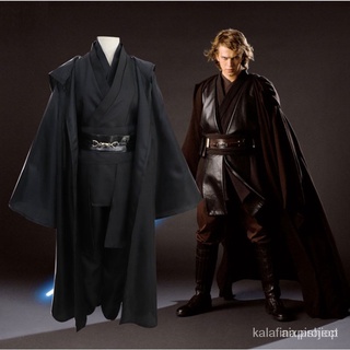 Male Star Wars Anakin Skywalker Replica Jedi Robe Halloween Cosplay Mens Jedi Knight Cos