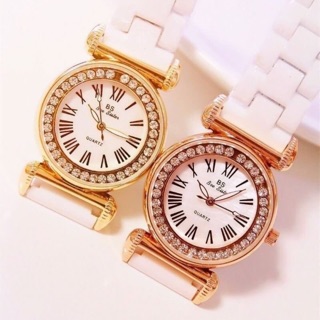 💕 BS แท้ 💕งานเกาหลี กันน้ำ 100 % - นาฬิกาสายเลส  - ขนาดหน้าปัด 32 mm - พร้อมกล่องแบรนด์ ใบรับประกัน ถุงกระดาษ