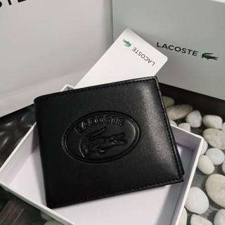 LACOSTE MENS CLASSIC LEATHER WALLET