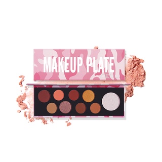 SANIYE พาเลทอายแชโดว์ 9 สี เนื้อแมตต์ สีชมพู E0901