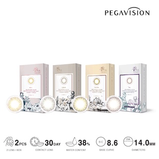 คอนแทคเลนส์สี รายเดือน PEGAVISION รุ่น Kaori (set 4 กล่อง/8 เลนส์)