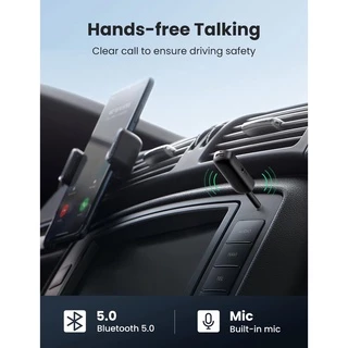Ugreen 2 in 1 Bluetooth 5.0 Transmitter Receiver AUX 3.5mm Adapter Stereo for Earphones TV Car Audio