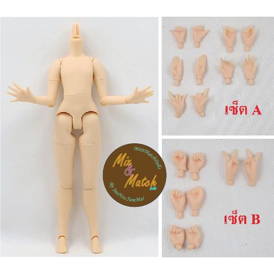 บอดี้ข้อต่อผู้ชาย สี Normal คล้าย Azone รุ่น PureNeemo ขนาด S