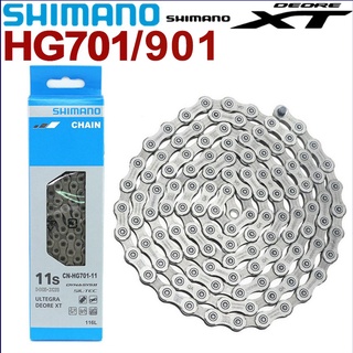 Shimano สายโซ่จักรยานเสือภูเขา XT CN-HG701 Hg901 11 ความเร็ว XT SLX M8000 R800 M7000