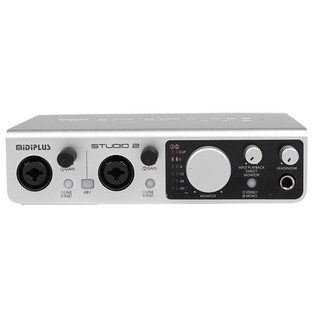 Midiplus Studio 2 Audio Interface เครื่องบันทึกเสียงอินเตอร์เฟส