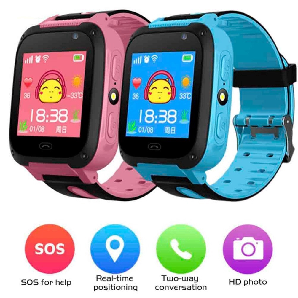 ❤พร้อมส่ง ❤นาฬิกาโทรศัพท์ สมาร์ทวอช ใส่ซิมโทรฯได้พร้อม GPS กันน้ำ IP67 (ลงน้ำได้) Kids Smart Watch E1Lu