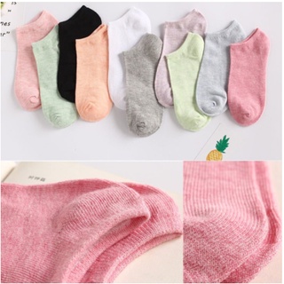 🧦Z00F🧦ขายดีมาก ถุงเท้าญี่ปุ่น 10 สี พาสเทล