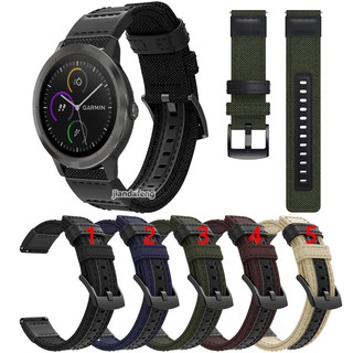 สายนาฬิกาข้อมือไนล่อน สไตล์กีฬา สำหรับ Garmin Vivoactive 3 Music/ Trainer