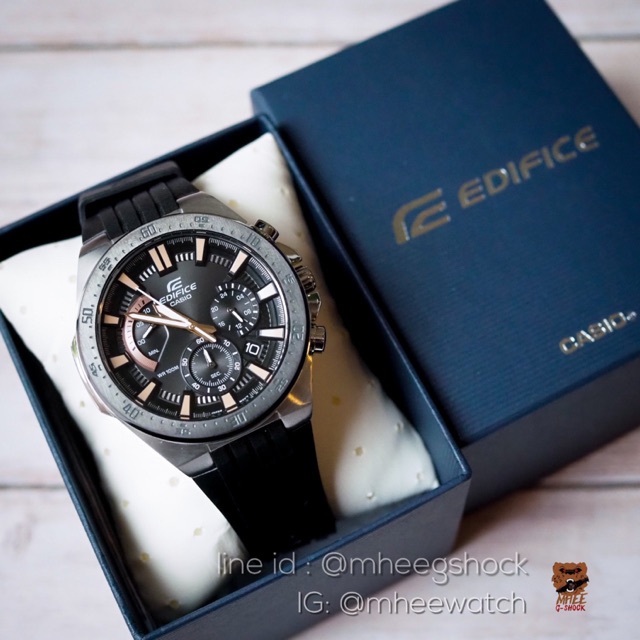 edifice casio rose gold