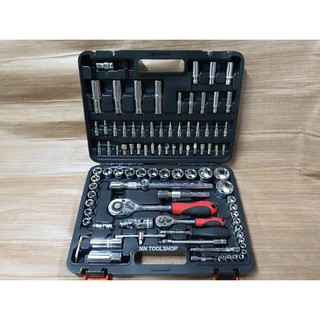 EURO KINGTOOLS ประแจบล็อก 94 ชิ้น ของแท้ ชุดบล็อก 94 ชิ้น แกน 1/4" และ 1/2" สินค้าพร้อมส่ง