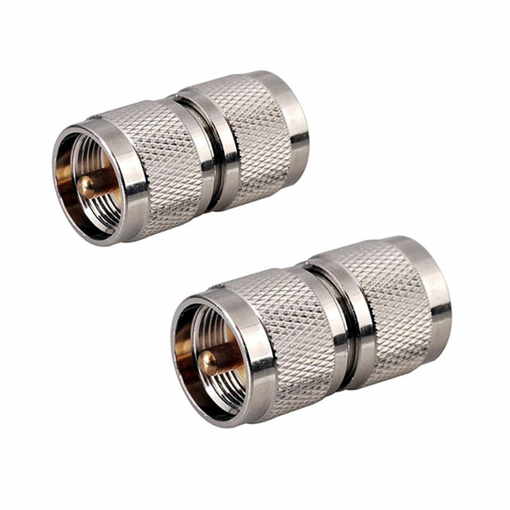 2PCS UHF PL259 ชาย UHF PL-259 ปลั๊กตัวผู้ RF Coaxial