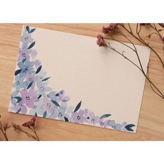 Watercolor Floral Painting ภาพวาดสีน้ำแท้ดอกไม้ตกแต่ง