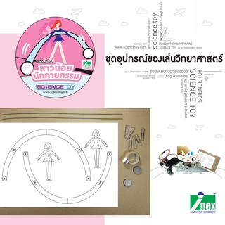 INEX สาวน้อยนักกายกรรมของเล่น# /ของเล่นวิทยาศาสตร์/balancinggirltoy/sciencetoy/diy/maker