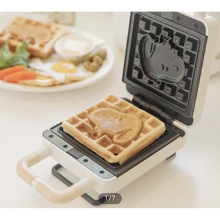 พร้อมส่ง! เครื่องทำวาฟเฟิล Snoopy waffle maker/sandwich maker peanuts] 스누피 샌드위치/와플메이커