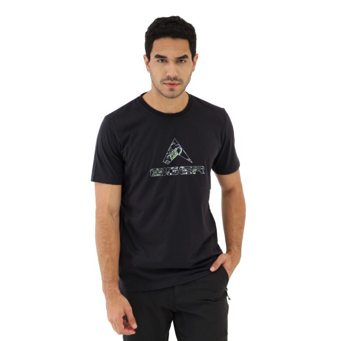 EIGER1989 เสื้อยืดโลโก้ CARABION