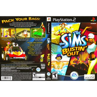 THE SIMS 1 BUSTIN OUT [PS2 US : DVD5 1 Disc]