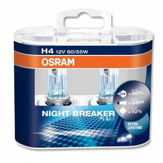 OSRAM NIGHT BREAKER PLUS ขั้ว H4