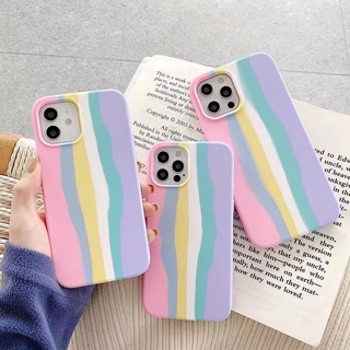 [ ส่งจากไทย ] เคสสายรุ้ง Case Realme C11 2021 เคสวีโว่ เคสสายรุ้งชมพูไล่โทนสีนิ่ม เคสนิ่มซิลิคอน เคสกันกระแทก