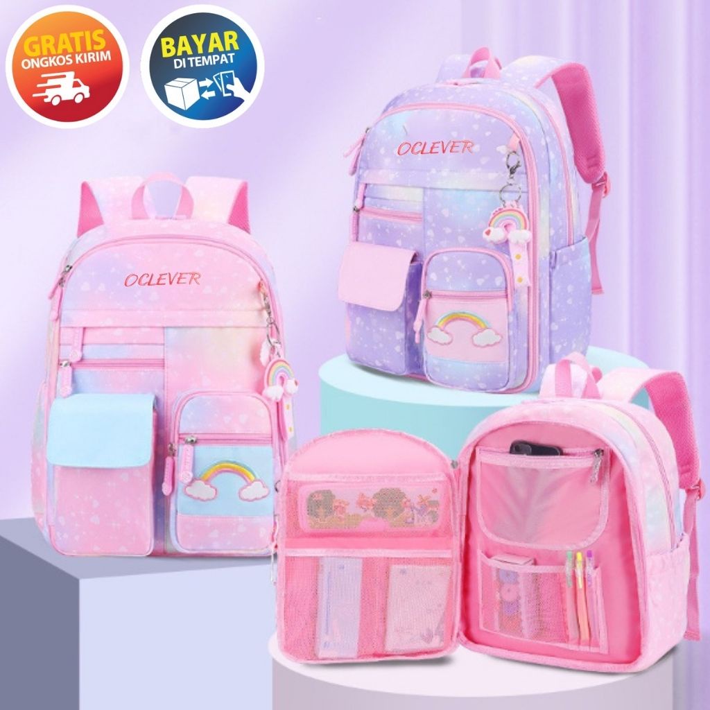 Gokido - BK140 School Bag Girls Backpack Girls School Bag Girls School Bag Womens School Bag