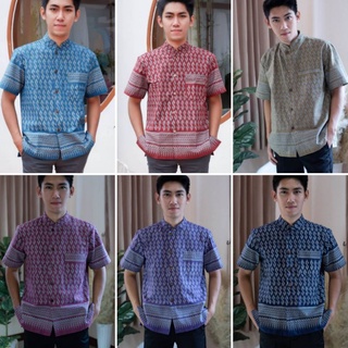 Sale #เสื้อผู้ชายผ้าฝ้าย​พิมพ์​ลาย​ขอ สอบถาม​สต๊อค​ก่อน​สั่งซื้อ​ T