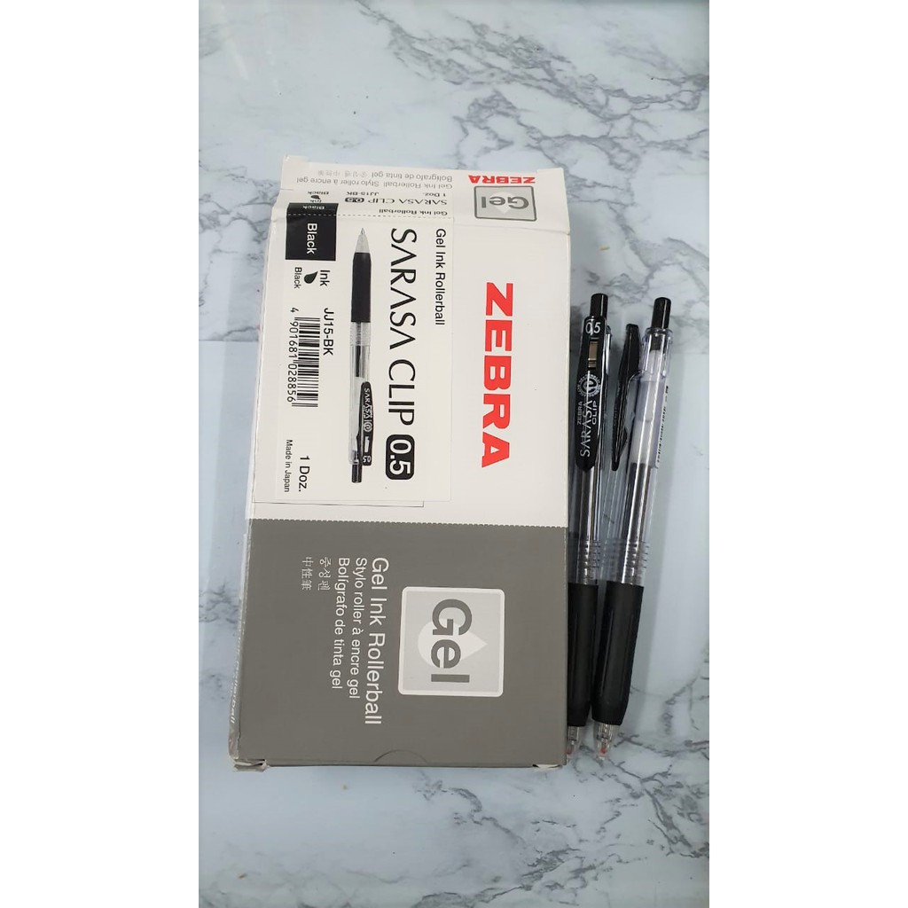 ปากกา Sarasa Zebra 0.5 สีดํา / น้ําเงิน