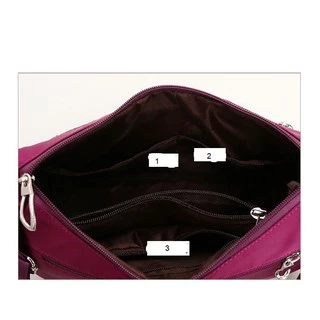 (ส่งด่วน)xspeedfashion(X1089)-H3 กระเป๋าสะพายข้างผ้าไนล่อน ช่องเยอะสุดคุ้ม