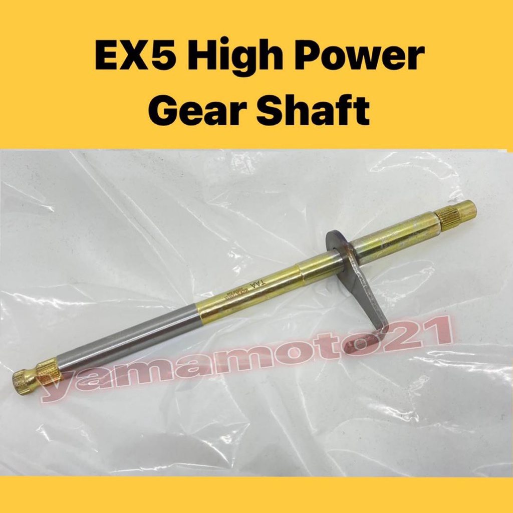 EX5 GEAR SHAFT // EX5 HIGH POWER HI POWER Batang Shaft Gear Gear Shaft Sub Gear Shift