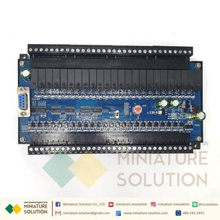 PLC FX2N - 48MR GX PLC บอร์ดควบคุมการตั้งโปรแกรมได้ สำหรับงานอุตสาหกรรม พร้อมรางยึด