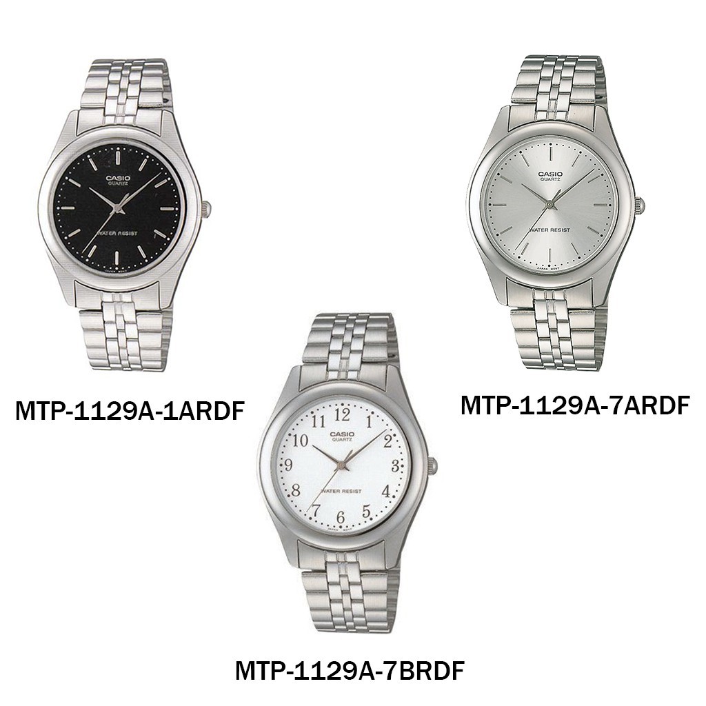 [ใส่โค้ดลดเพิ่ม 40.-*] ของแท้ นาฬิกาข้อมือ Casio ผู้ชาย รุ่น MTP-1129A