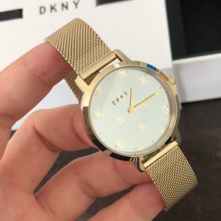 🎀 (สด-ผ่อน) ส่งฟรี นาฬิกา DKNY สายแพถัก สีทอง #NY2816 DKNY Womens The Modernist Three-Hand Gold-Tone