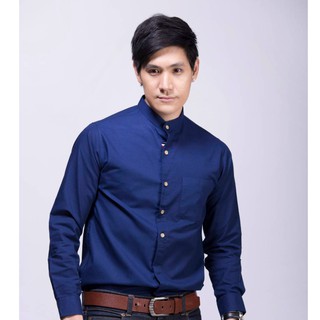 เสื้อเชิ้ต Quattro รุ่น Chino Collar with Hidden Button (เสื้อเชิ้ตแฟชั่น เชิ้ตทำงาน) #พร้อมส่ง