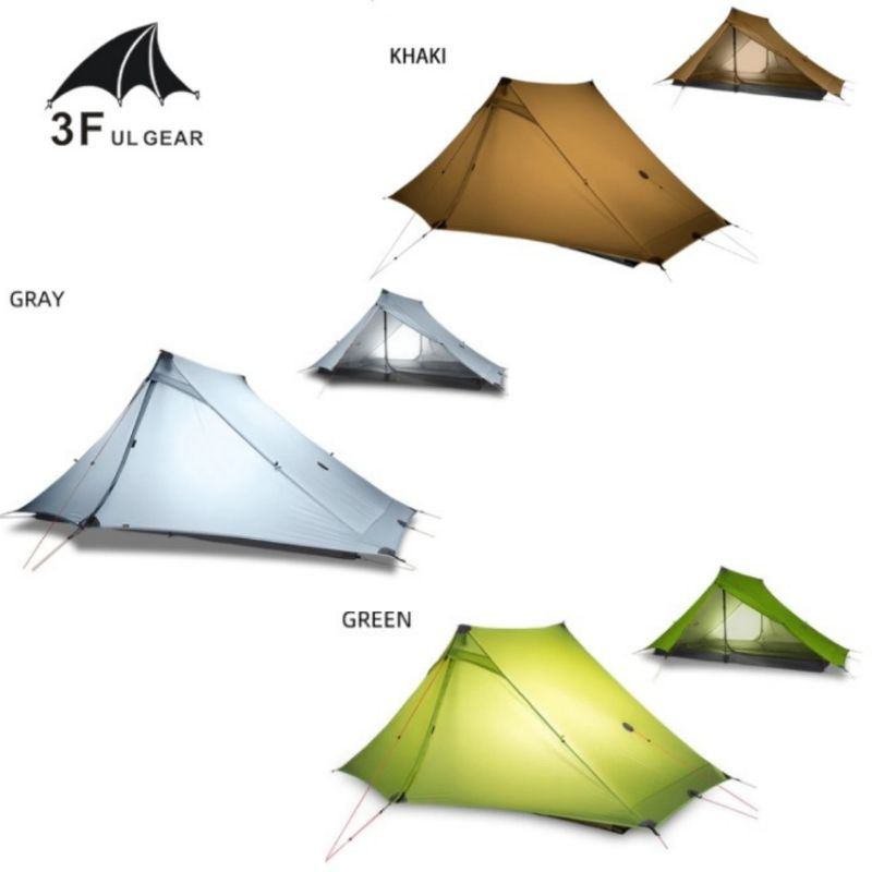 3F UL​ Gear​ LanShan​2 pro Ultralight​ Outdoor​ มีกาวซีลตะเข็บซิลิโคนทุกกล่อง สินค้าพร้อมส่ง
