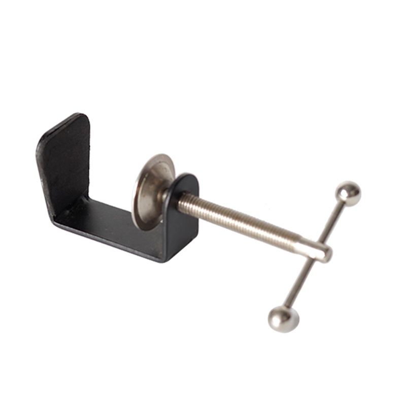 btsg C Shape Table Mount Clamp for Fittings Metal Desk Clip Hose Microphone Stand