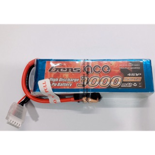 แบตเตอรี่ลิโพ GEN 3000mAh (11.1v)(3เซล) 35c แบตลิโพ lipo