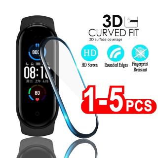 3 d ฟิล์มกระจกป้องกันรอยหน้าจอสําหรับ xiaomi mi band 5 gas flm for mi band5 smart watch 5