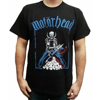 เสื้อยืดสีพื้น - ขายร้อนคลาสสิกเสื้อยืดMotorheadขวานAXEMANLemmyNWTได้รับใบอนุญาตอย่างเป็นทางการMAcm