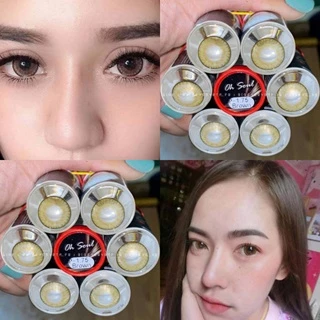 คอนแทคเลนส์ จาก กทม.บิ๊กอาย รุ่น Oh soul/Soul สีเทา/ตาล Gray/Brown มีค่าสายตา (0.00)-(-10.00)