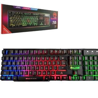 Marvo K616 Scorpion Keyboard Gaming Rainbow Blacklight คีย์บอร์ดเกมมิ่ง