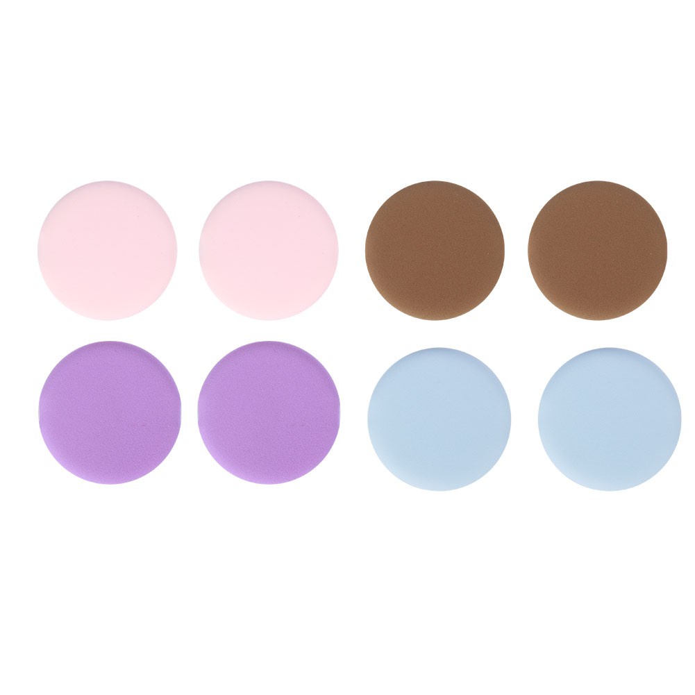 Cream Mixed Air Colors Puff Powder Cushion Tool Foundation Makeup 8Pcs ...